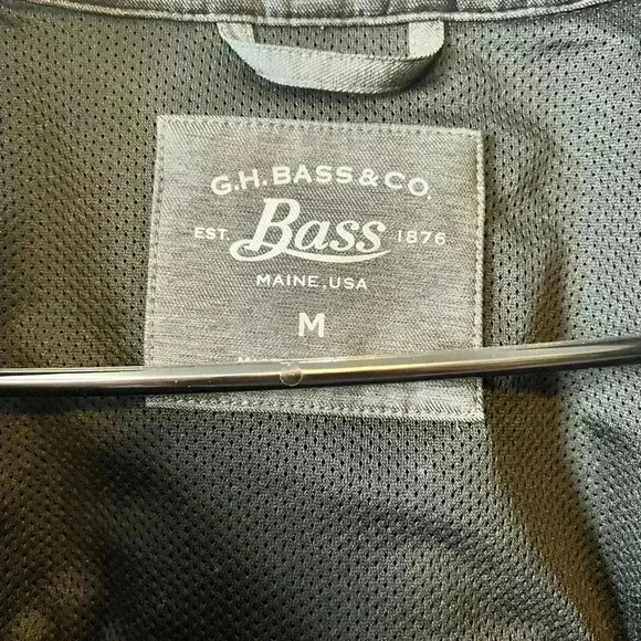 G.H. Bass and Co Mens Full Zip rain Resistant Jacket - Picture 6 of 8